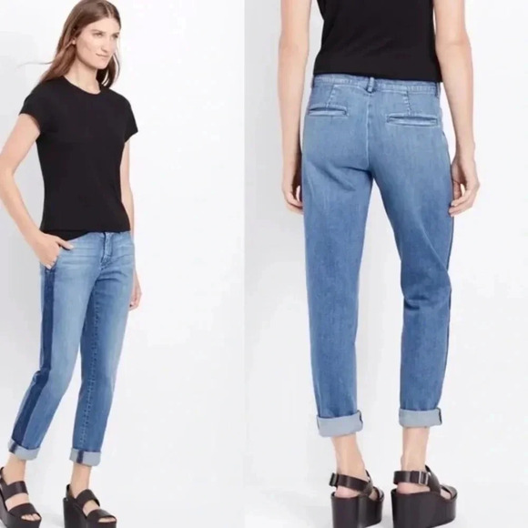 Vince • Denim Strapping Jeans Sunset Blvd Size 28 - Picture 3 of 10